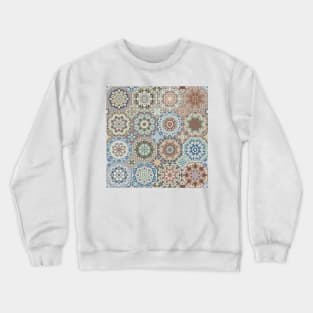 Copy of Octagonal Oriental and ethnic motifs in patterns. Crewneck Sweatshirt